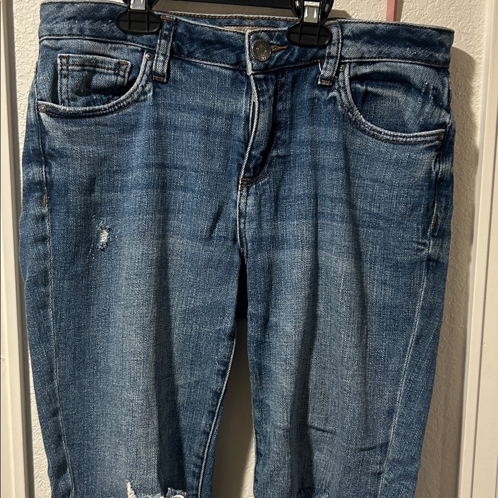 Kut from the Kloth - Reese Ankle Straight Leg Crop Denim Jean - Picture 6 of 8
